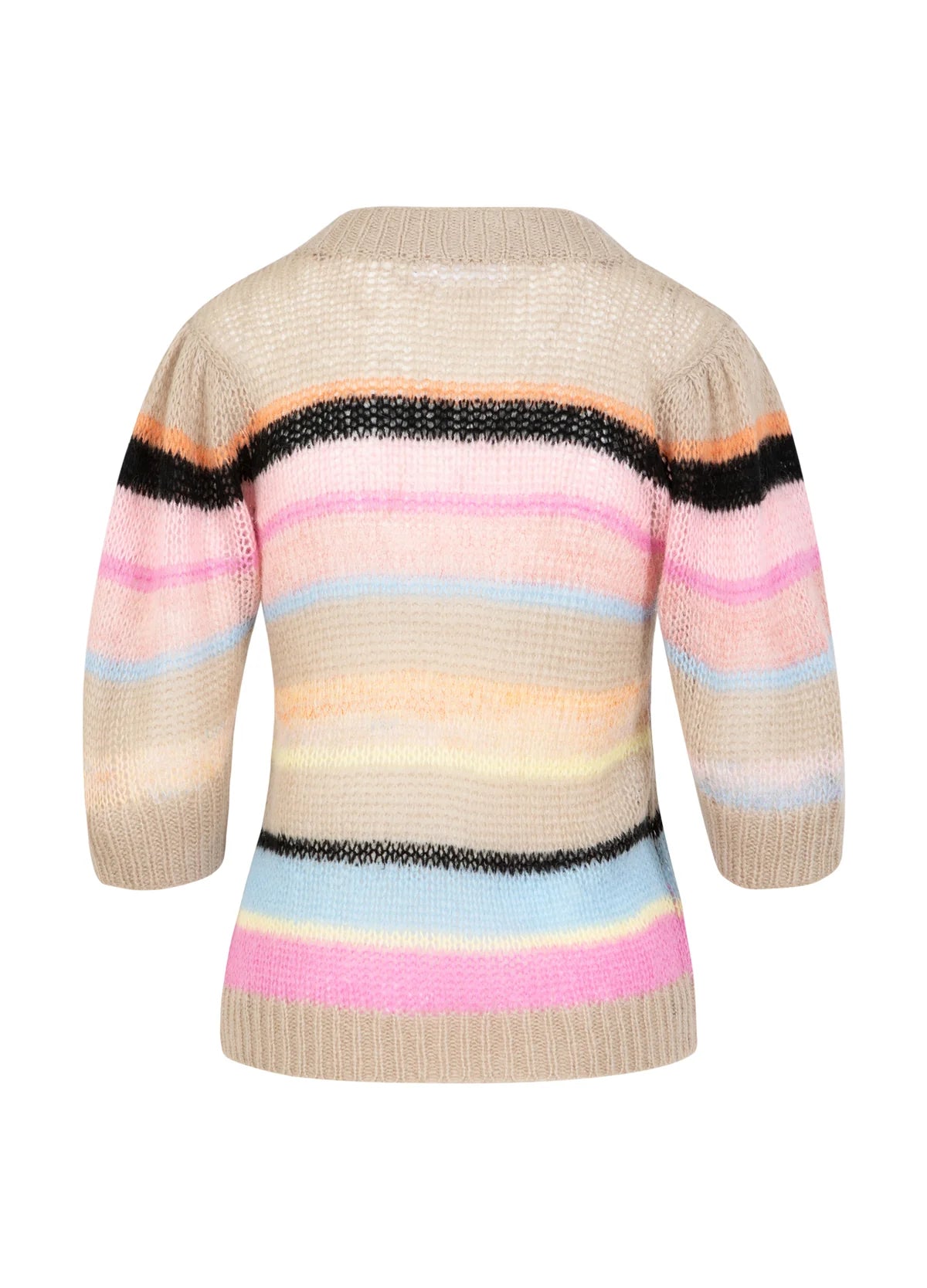 Coster Copenhagen - V-neck Knit in Multi Stripe