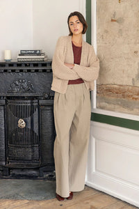 Project AJ117 - Suzette Cardigan Sand