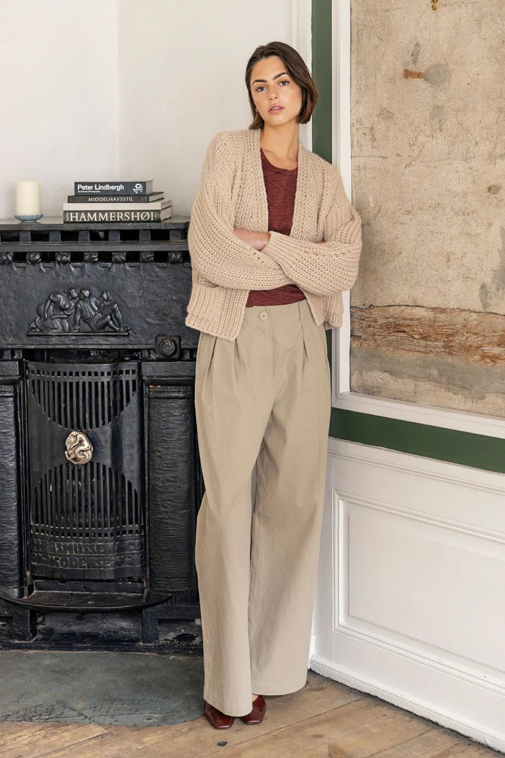 Project AJ117 - Suzette Cardigan Sand