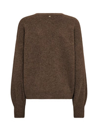 Mos Mosh - Thora V-Neck Knit Cardigan Rain Drum