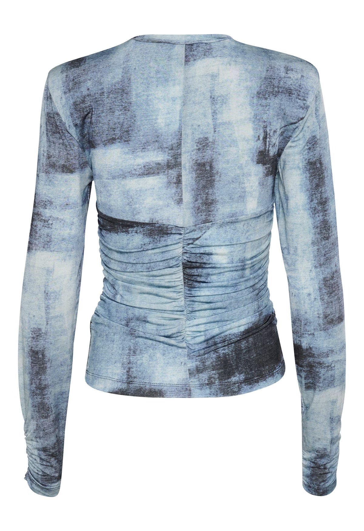 Gestuz - Areen Long Sleeve Blouse Blue Denim
