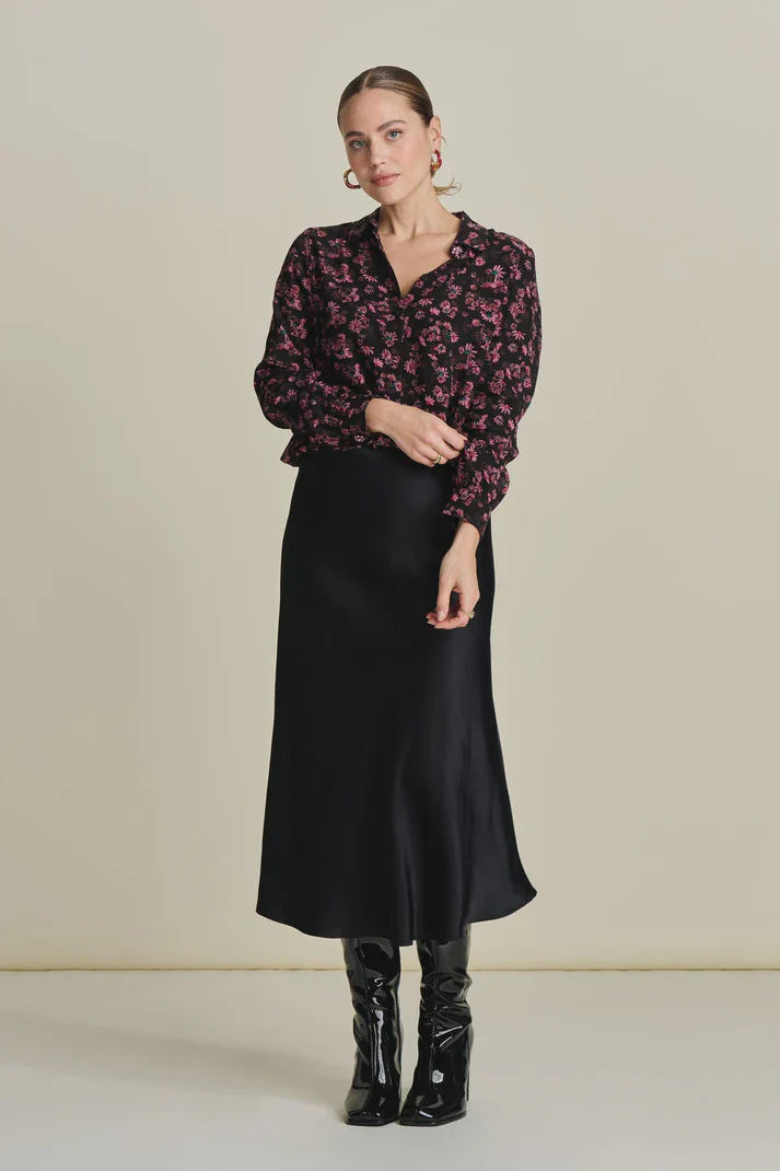 POM Amsterdam - Satin black Skirt