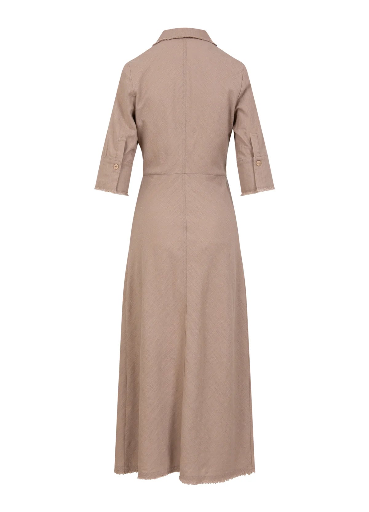 Coster Copenhagen - Dress with Raw Edges Warm Sand