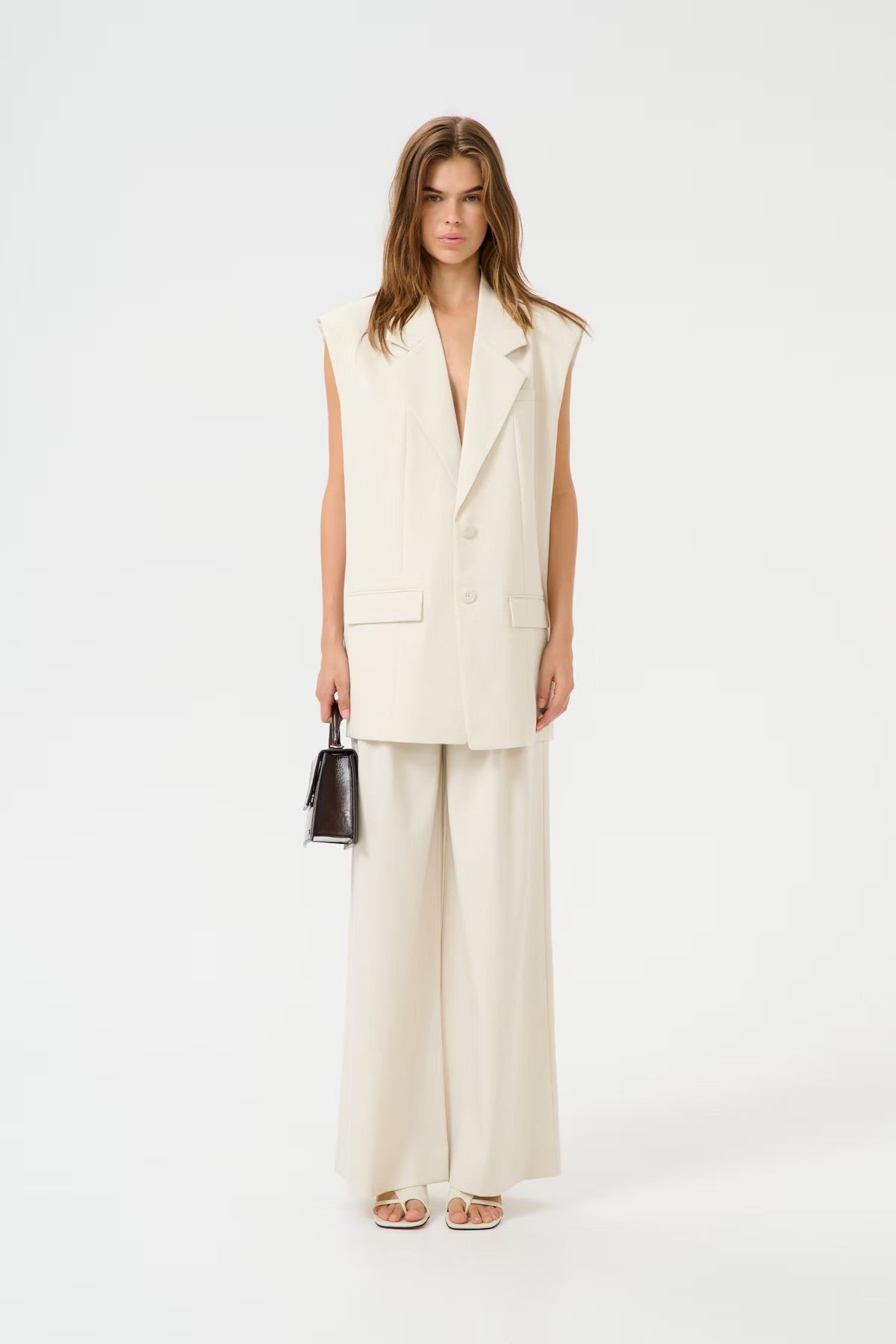Gestuz - Seaver Pants Egret Melange