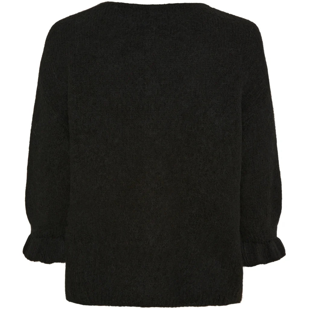 Marta Du Chateau - Juliana Knit Cardigan Black