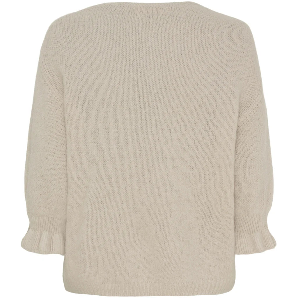 Marta Du Chateau - Juliana Knit Cardigan Beige