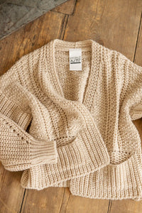 Project AJ117 - Suzette Cardigan Sand