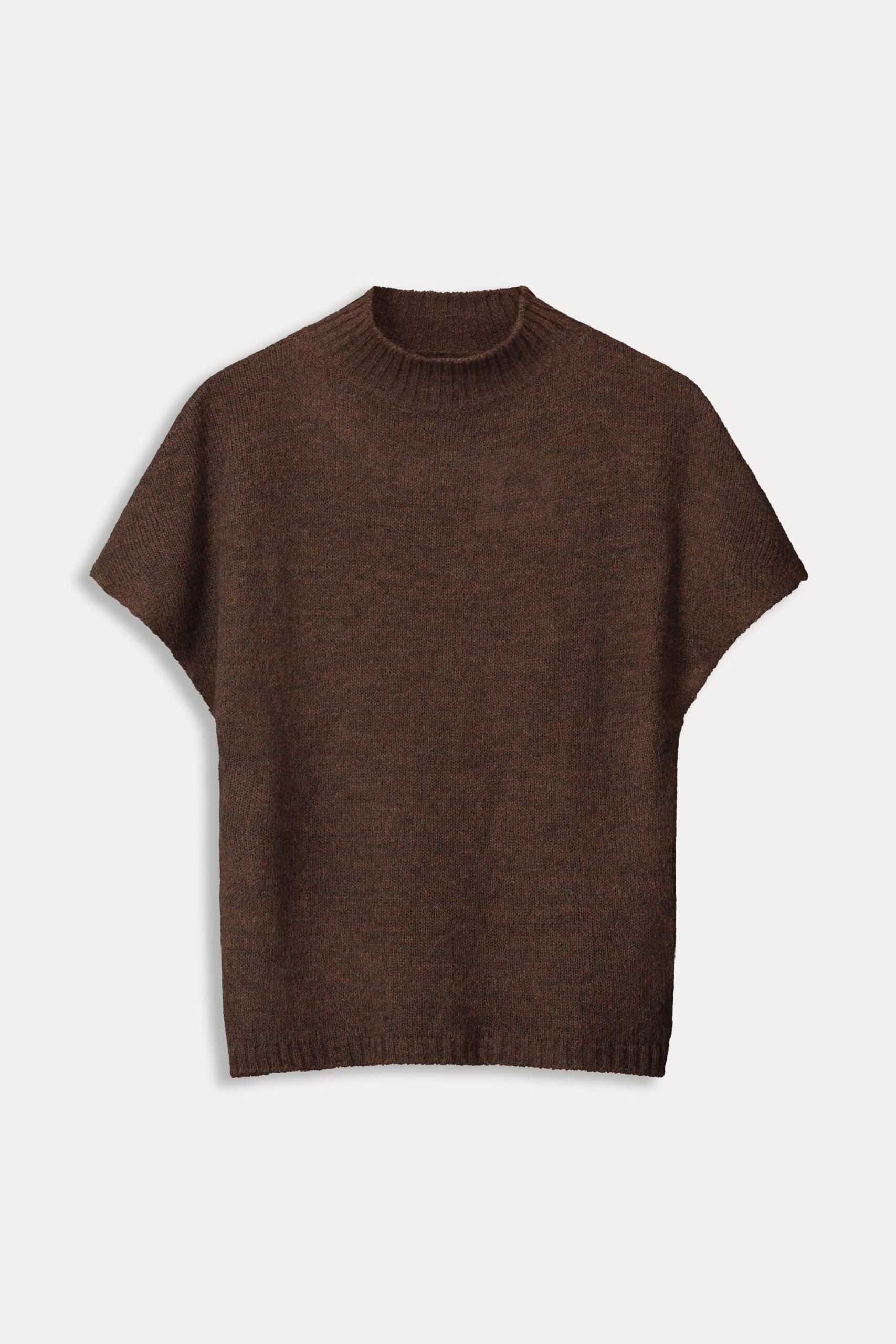 POM Amsterdam - Brown Knit Top/Vest