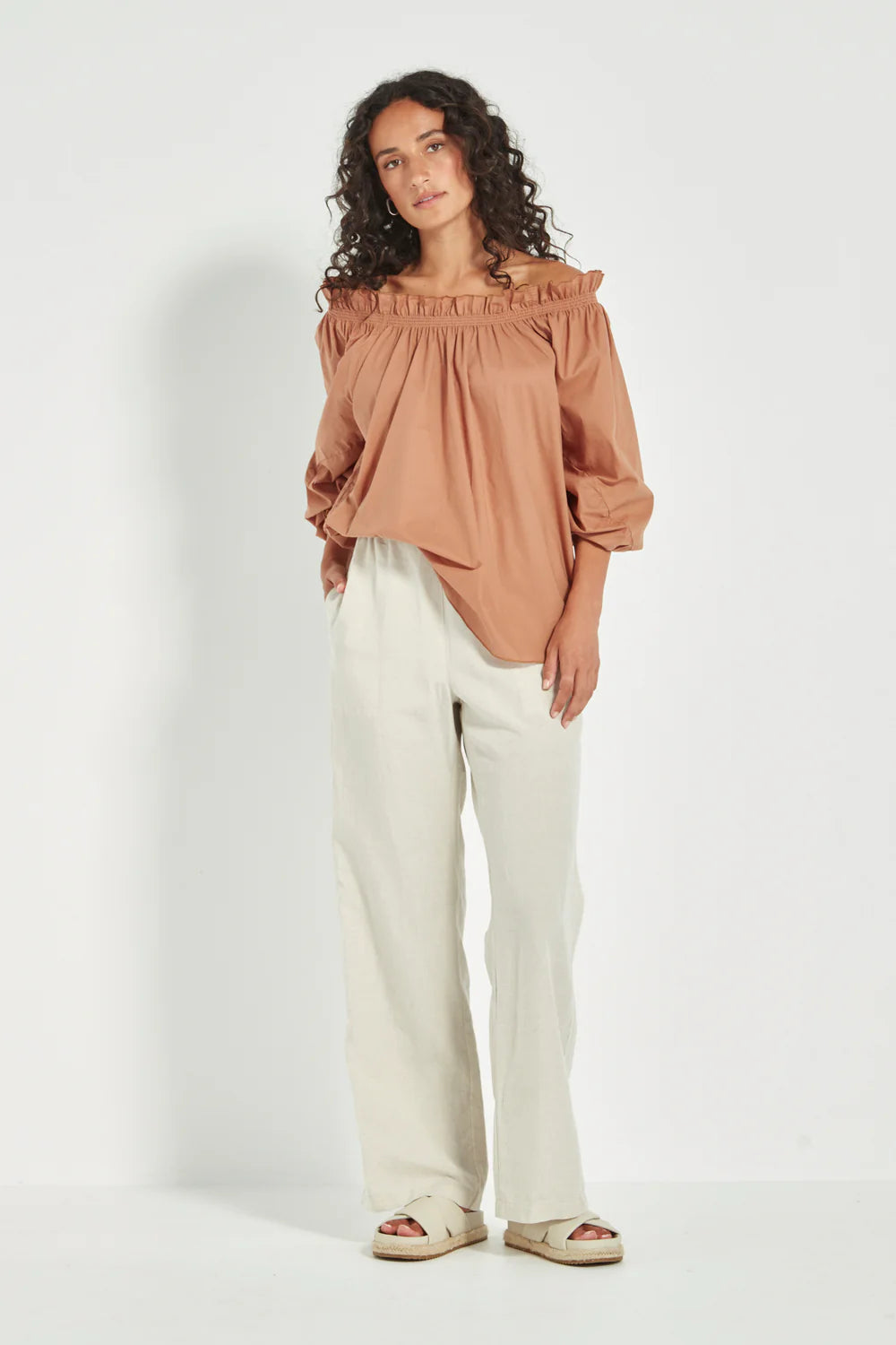 VERGE - Tamara Cotton Top Brass