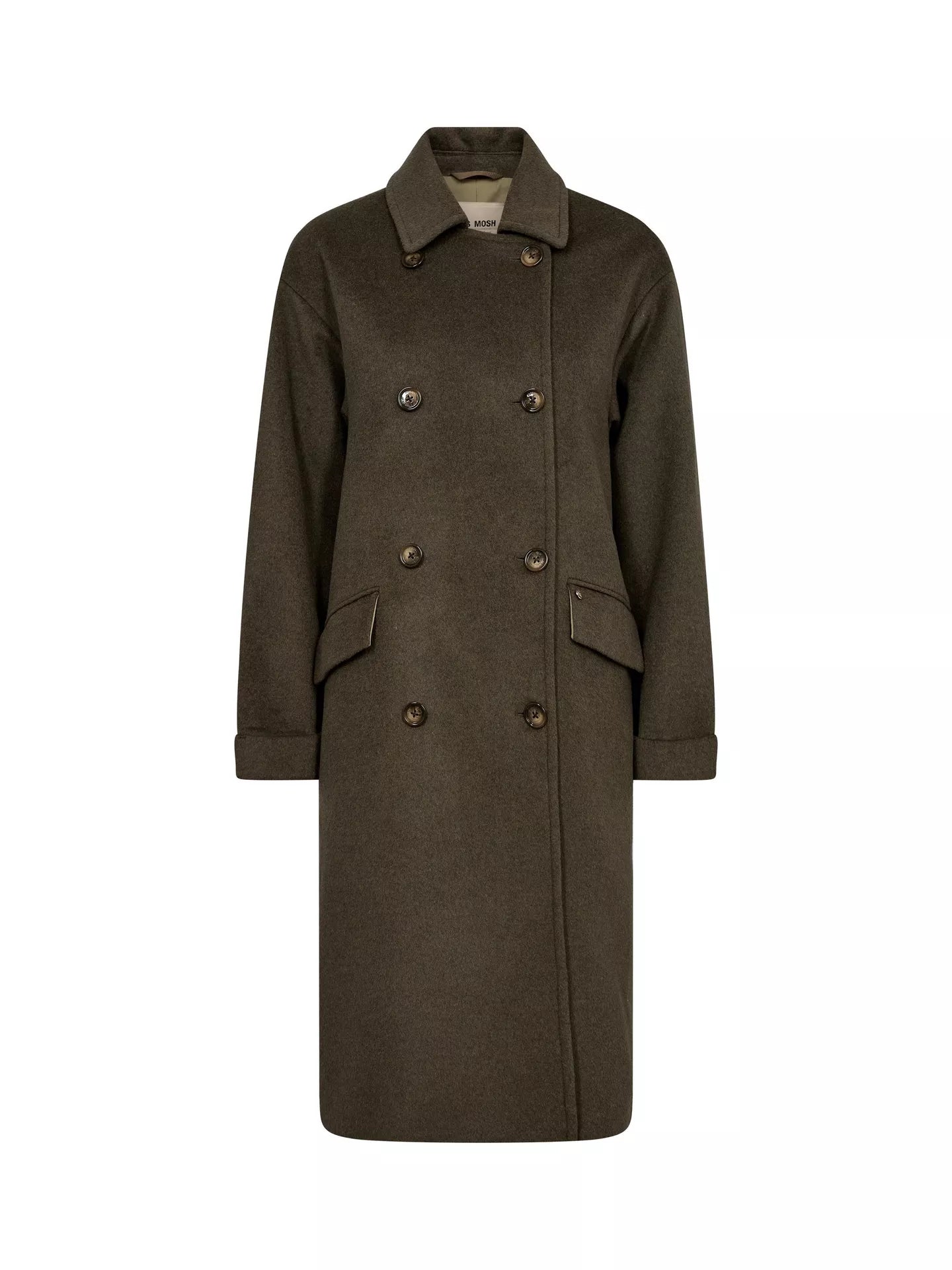 Mos Mosh - Venice Wool Coat Forest Night