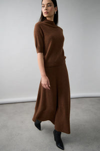 Mia Fratino - Remi Mock Neck Knit Umber
