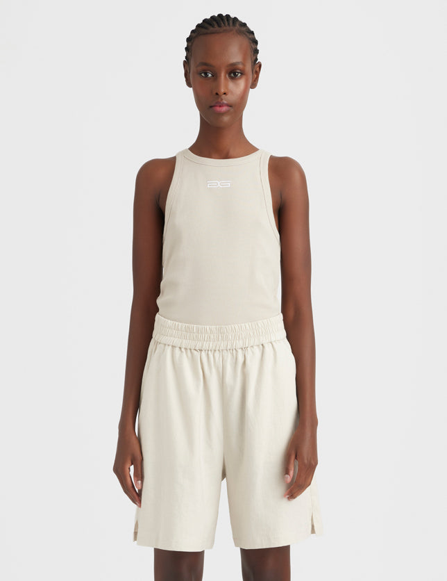 Gestuz - Drew Logo Tank Island Fossil