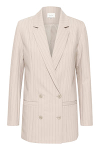 Gestuz - Joelle Pinstripe Blazer Sand