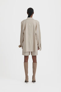 Gestuz - Liza Linen Shirt Ancient Scroll