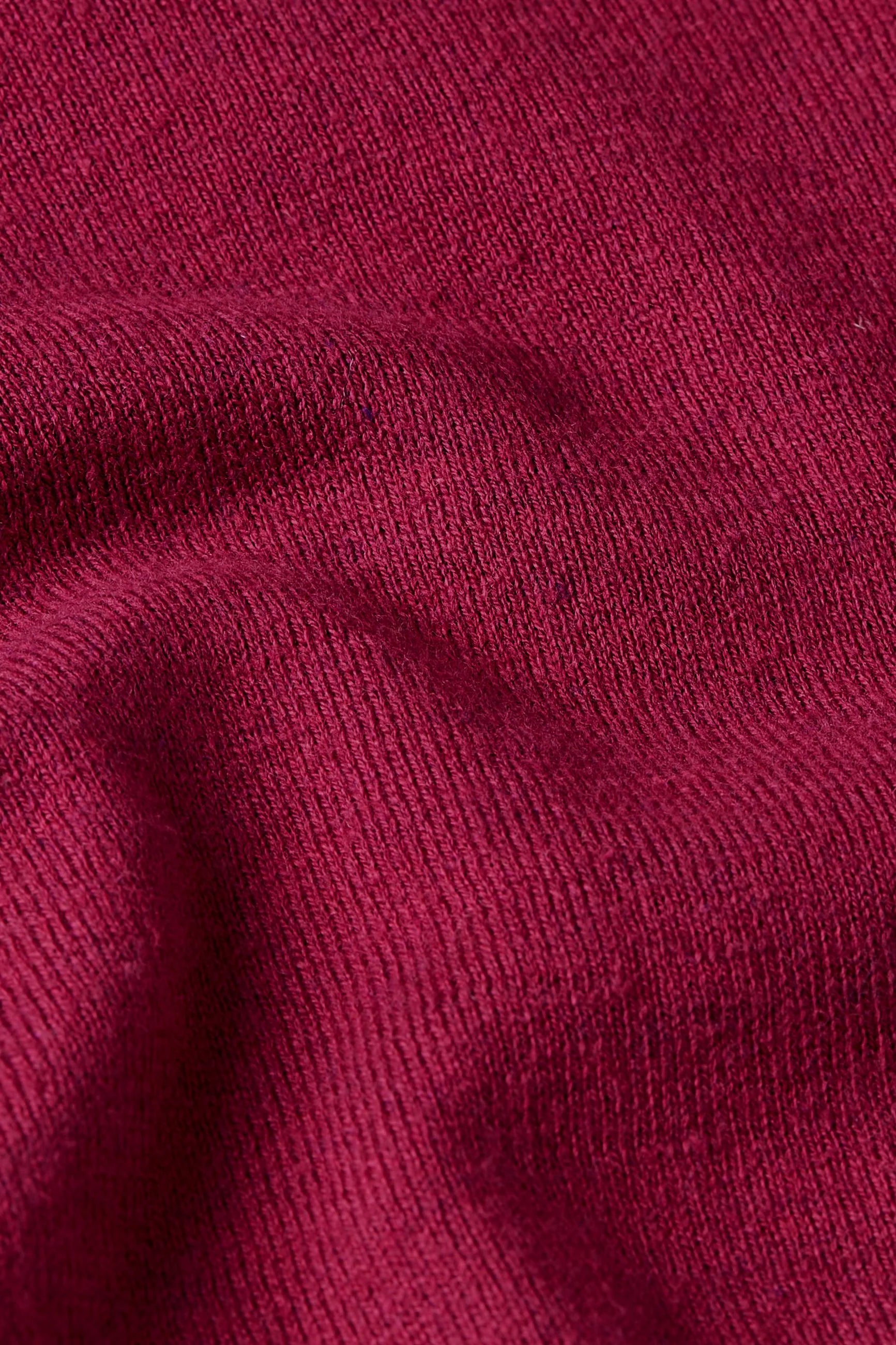 King Louie - Cardi Round Neck Cocoon Beaujolais Red