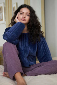 Lolly's Laundry - Ananda Jacket Blue Velvet