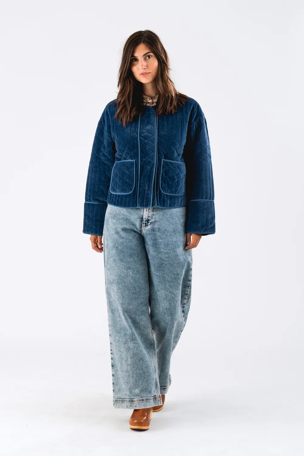 Lolly's Laundry - Ananda Jacket Blue Velvet