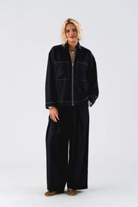 Lolly's Laundry - Khai Jacket Dark Blue