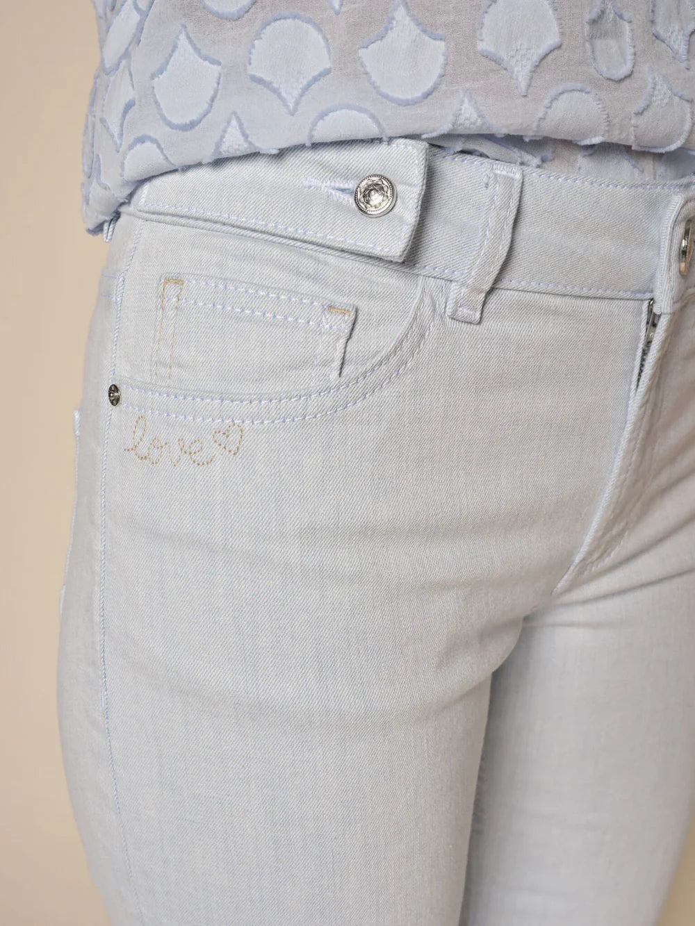 Mos Mosh - Ashley Ayame Jeans Light Blue