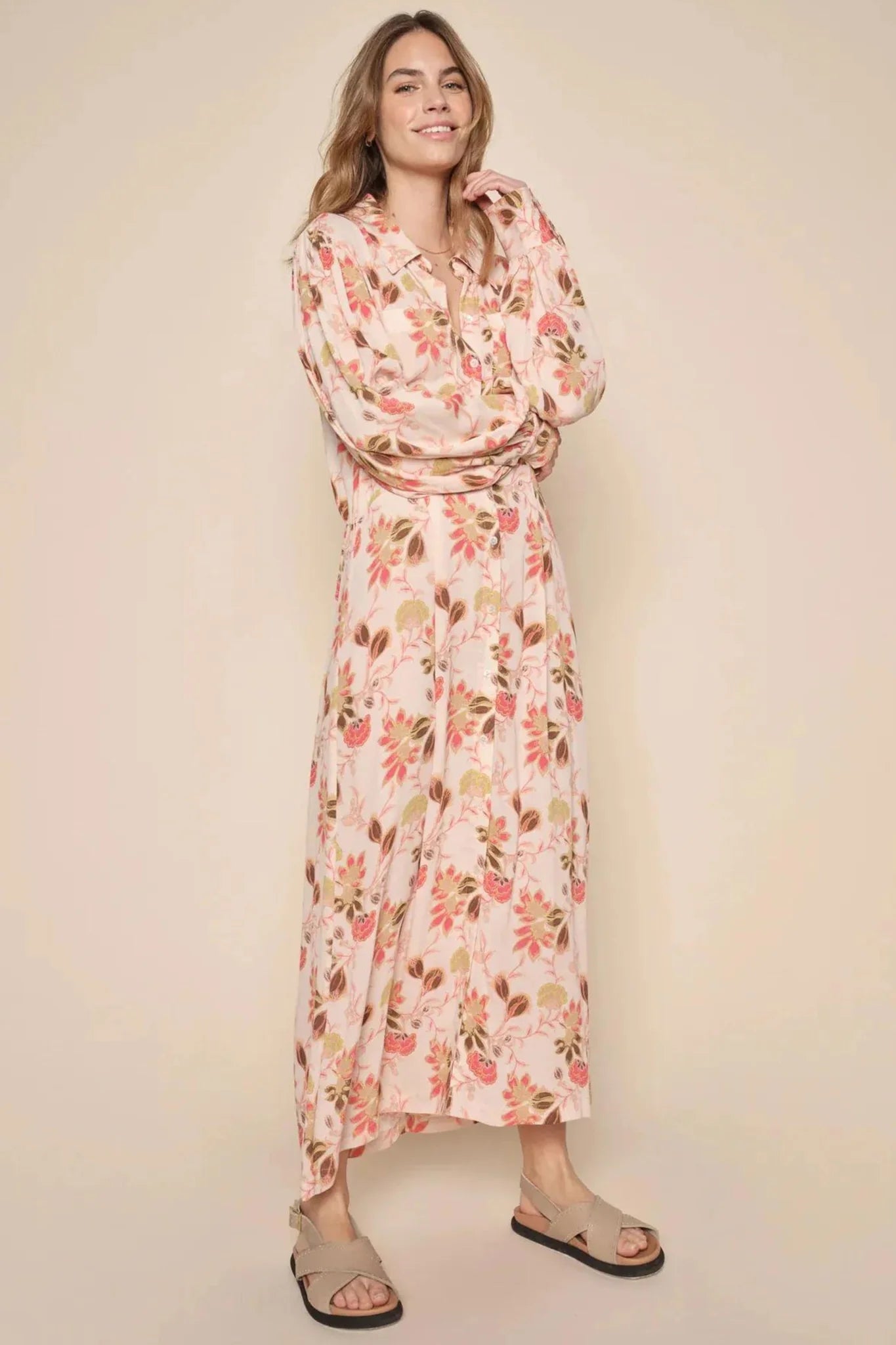 Mos Mosh - Emmerson Fleur Dress Silver Pink