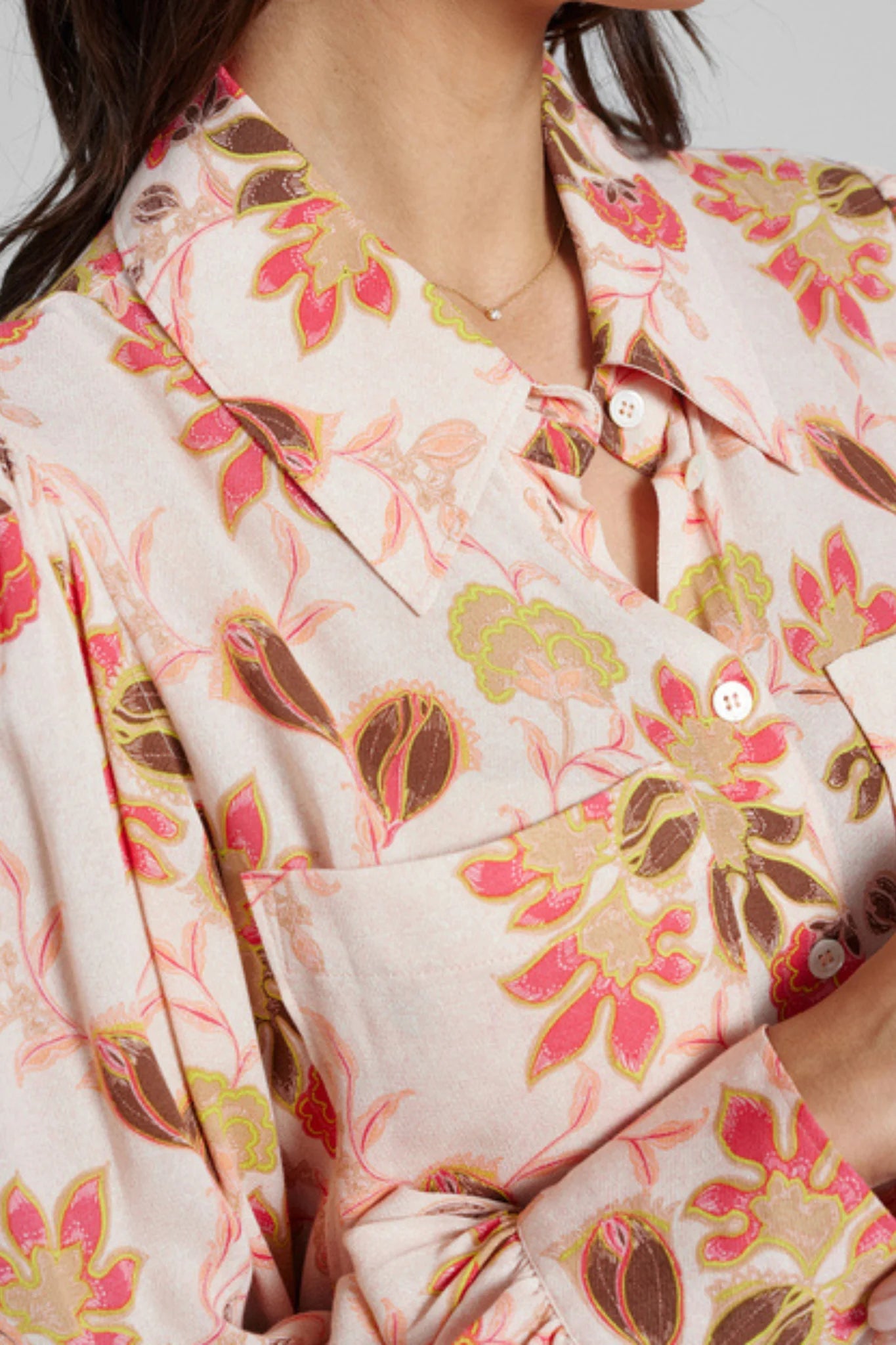 Mos Mosh - Emmerson Fleur Dress Silver Pink