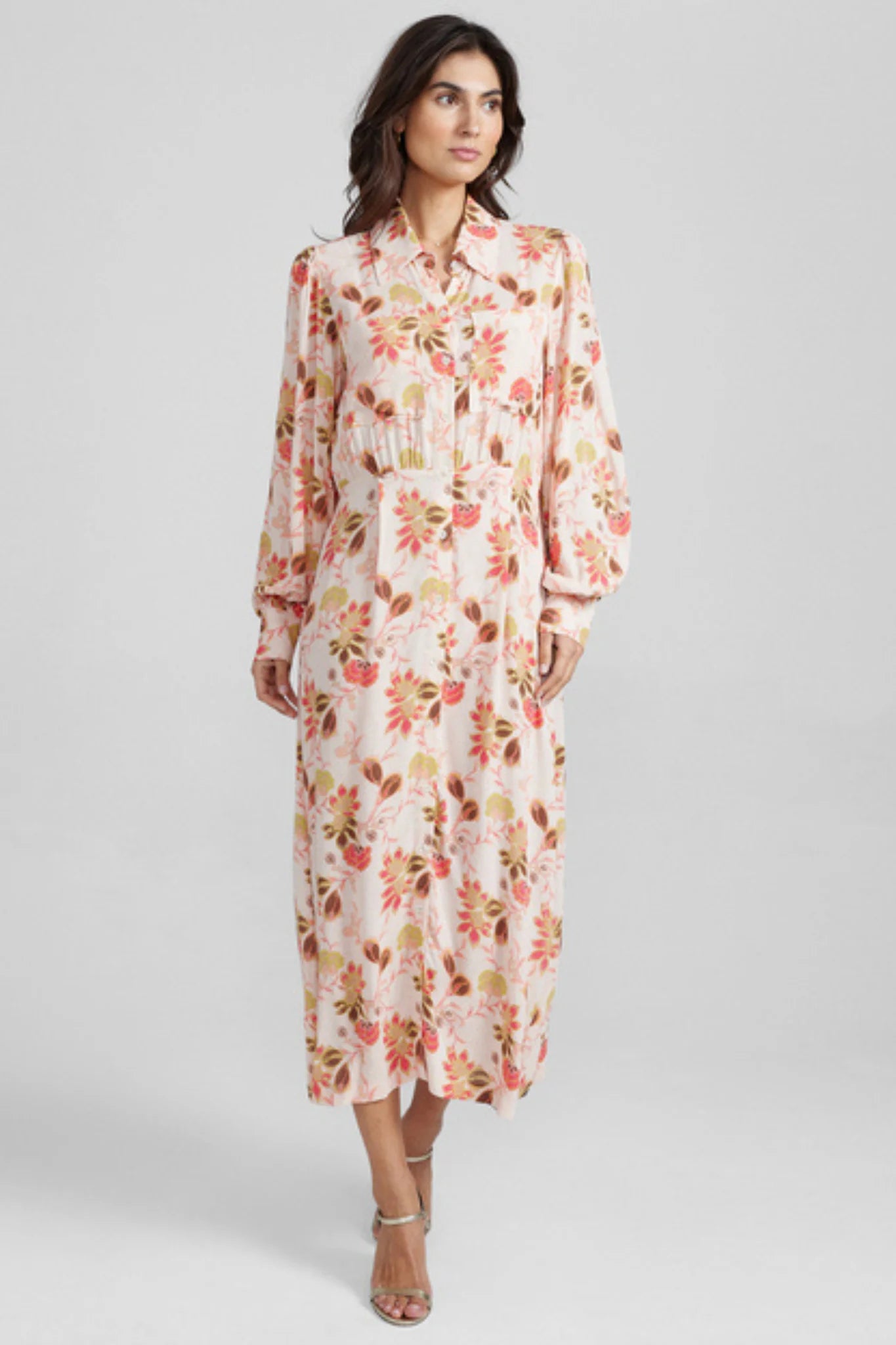 Mos Mosh - Emmerson Fleur Dress Silver Pink