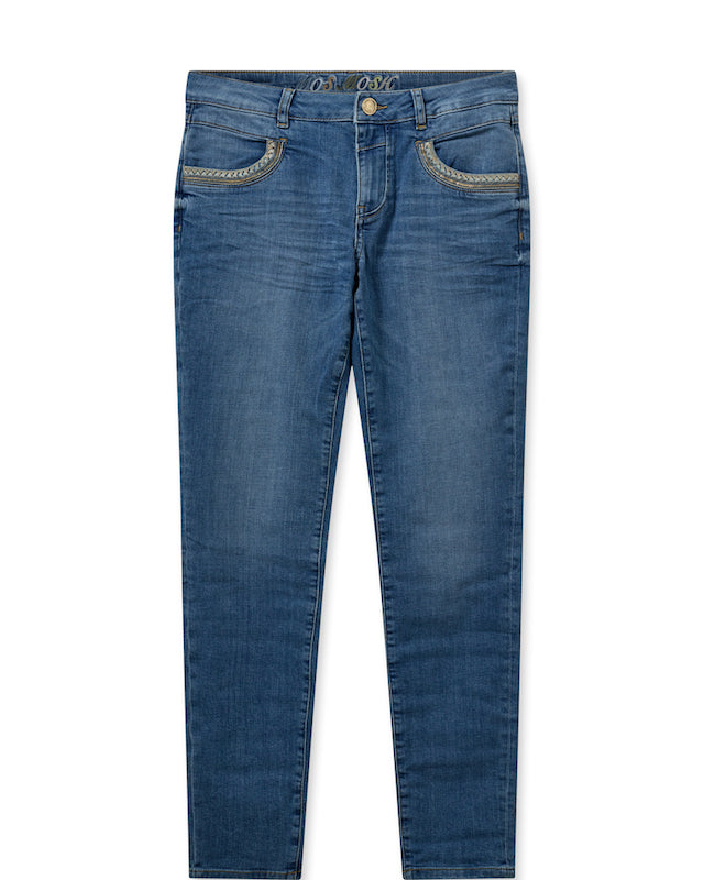 Mos Mosh - Naomi Diva Jeans Mid Blue