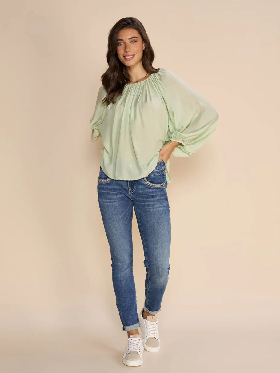 Mos Mosh - Naomi Diva Jeans Mid Blue