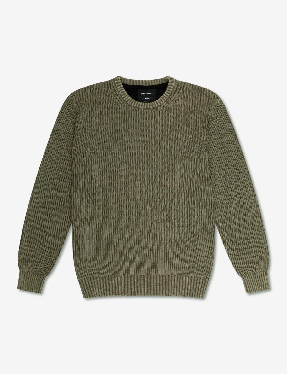 Mr Simple - Fisher Chunky Organic Knit Fatigue Green