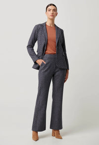 ONCE WAS - Oaklyn Chevron Stripe Panelled Blazer