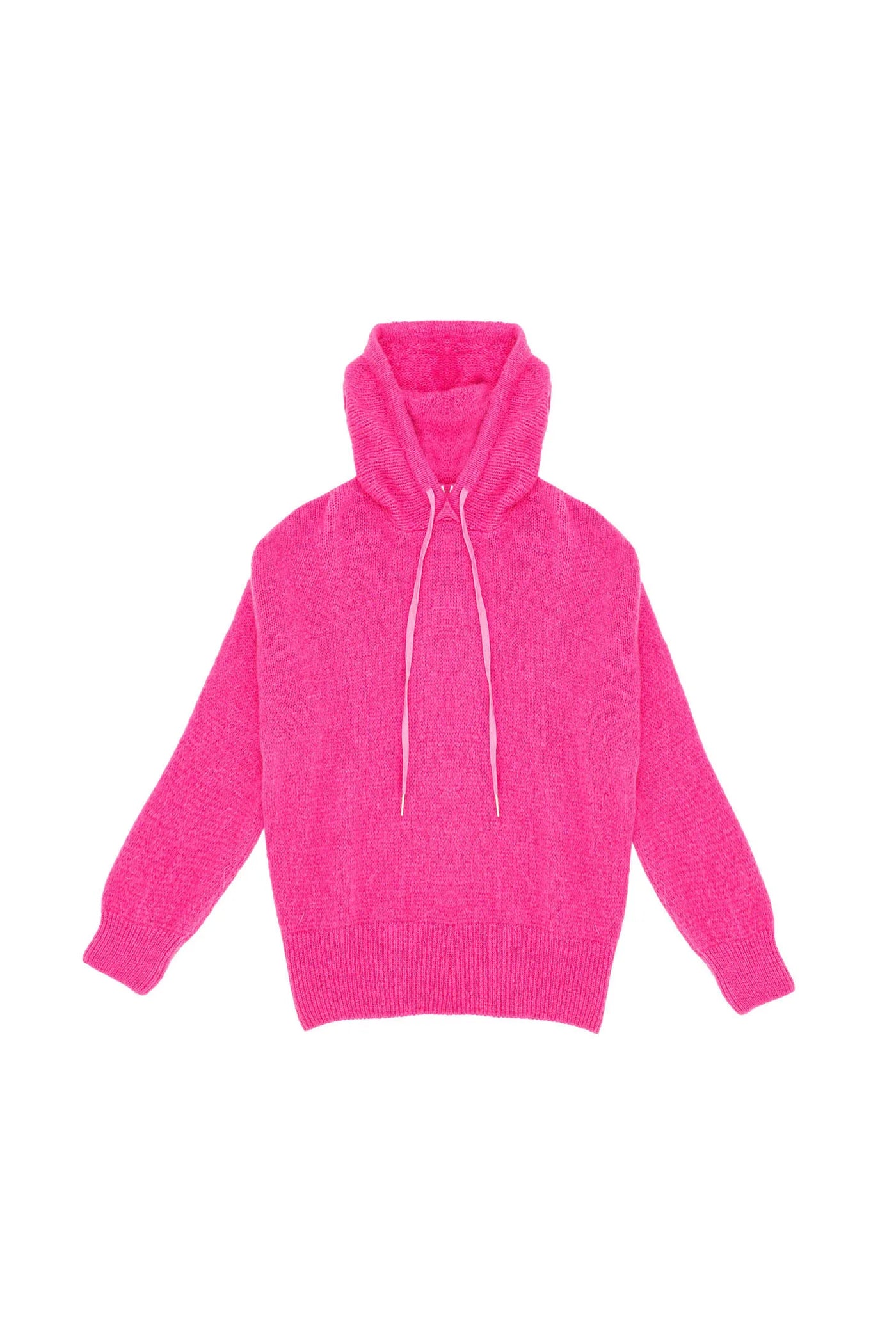 La Petite Etoile - Maylie Knit Hood Fuchsia