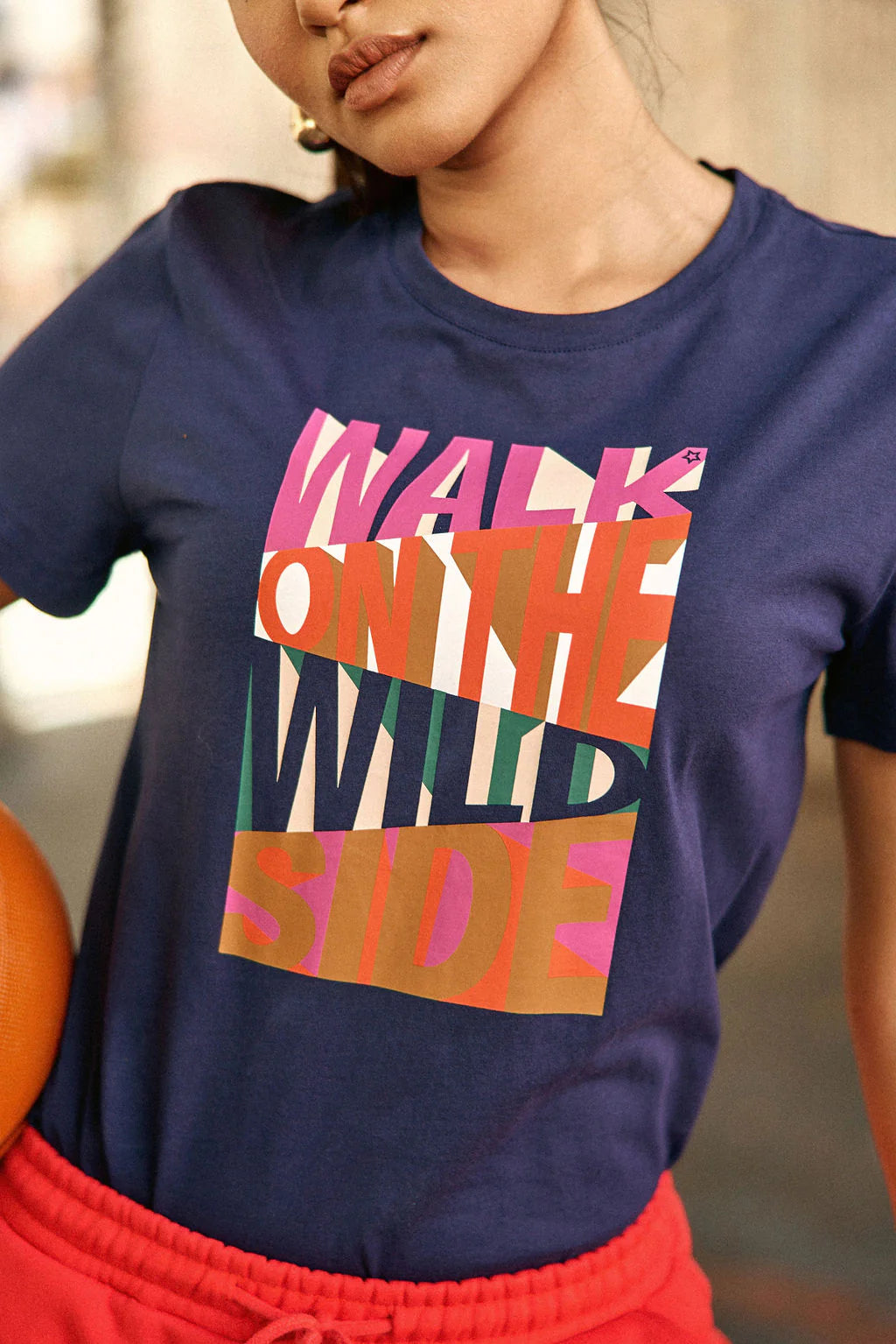 La Petite Etoile - Talk Tee Navy Marine