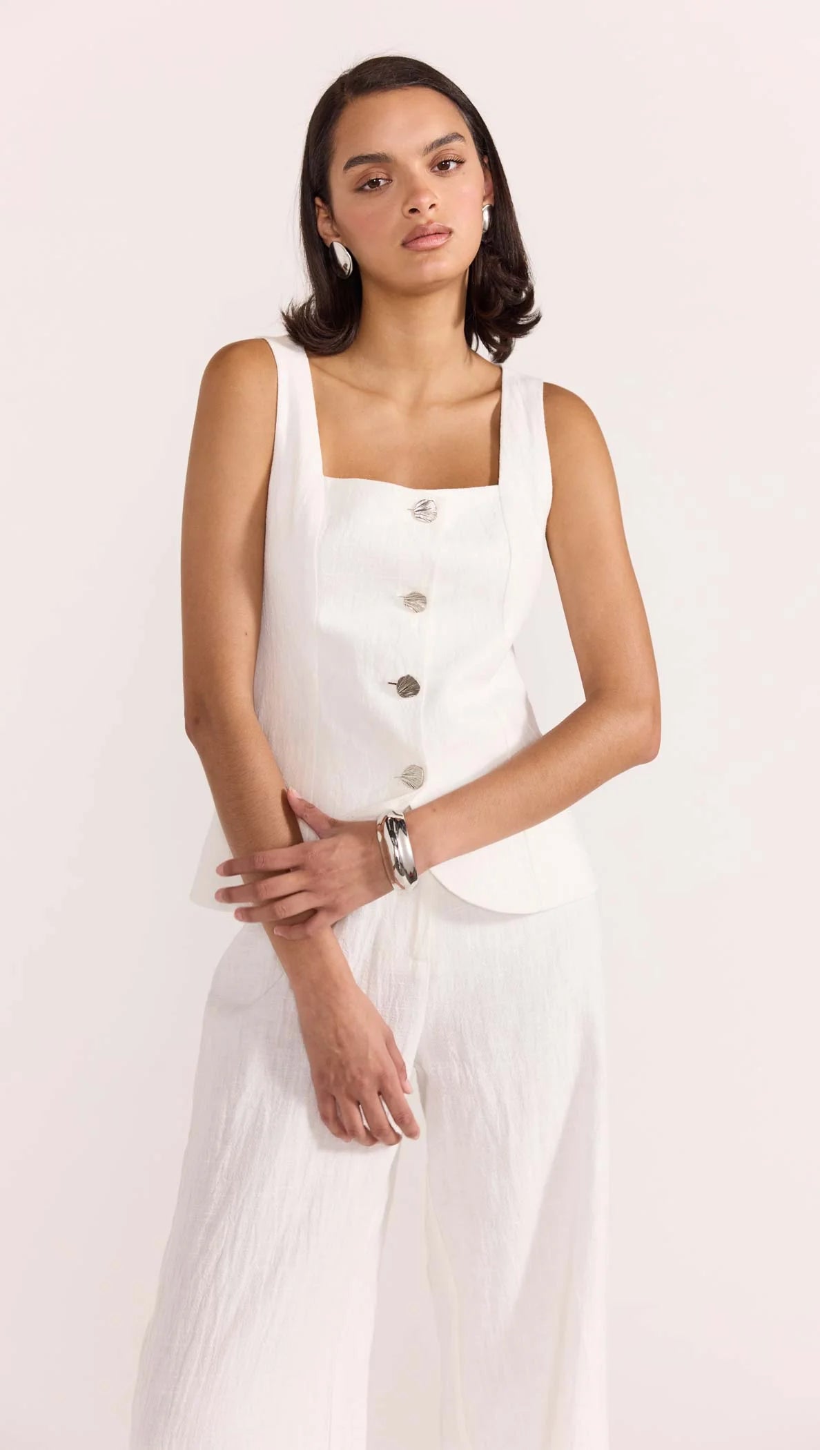 Staple the Label - Eden Pant White