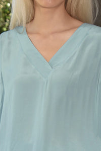 CURATE by Trelise Cooper - Soul on Fire Top Powder Blue