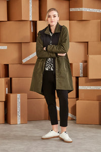 Verge - Stargaze Coat in Olive