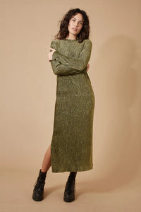 Traffic People - Yasmine Dress Olive Green