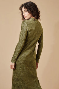 Traffic People - Yasmine Dress Olive Green
