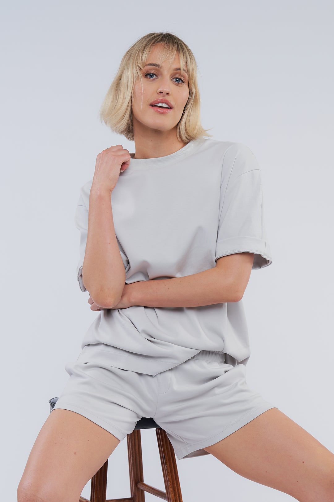 CASA AMUK - SPORT PATCH TEE - STONE