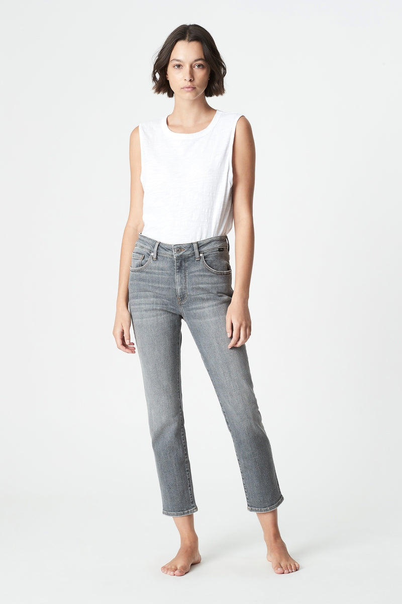 MAVI VIOLA HIGH RISE STRAIGHT GREY LA VINTAGE byhunterminx