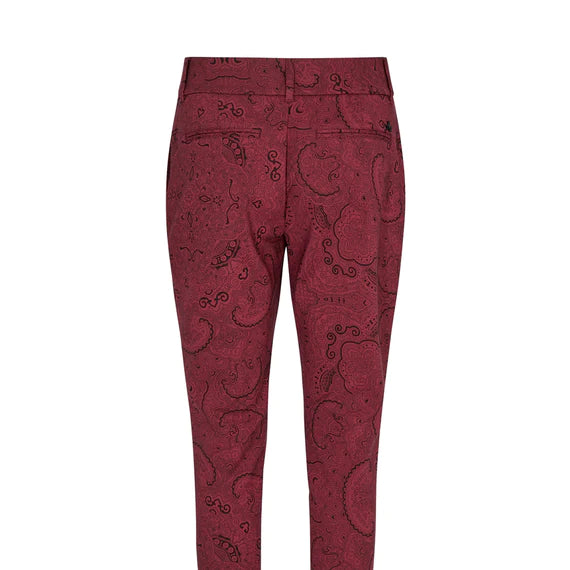 Mos Mosh - Blake Pinto Pant Oxblood Red