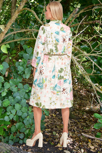 Trelise Cooper - Duster Move Coat Ivory Floral