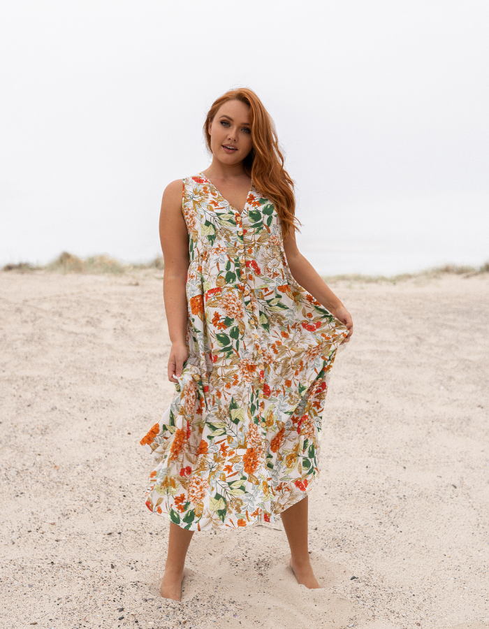 Caro the Label Brooke Midi Dress sleeveless