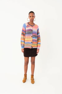 Lolly’s Laundry - Padova Knit Cardigan Multi Stripe