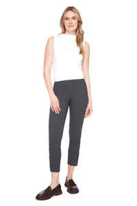 UP! Pants - Side Slit Techno Ankle Pant Mist Charcoal