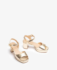 UNISA - Ney Gold Platform Sandal