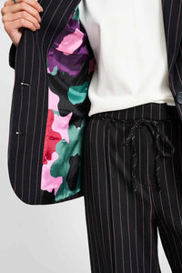 POM Amsterdam - Noir Striped Blazer