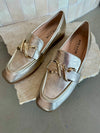 Alfie and Evie - Major Soft Gold Loafer