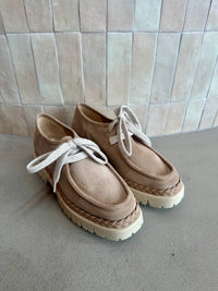 Gaimo - Candia Stone Suede Moccasin