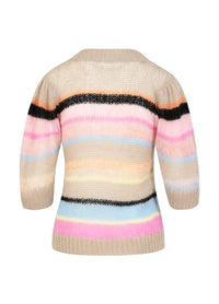 Coster Copenhagen - V-neck Knit in Multi Stripe