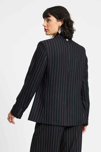 POM Amsterdam - Noir Striped Blazer